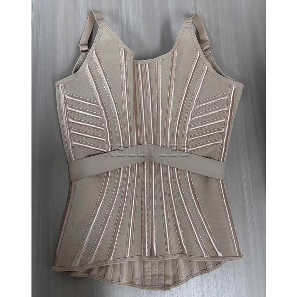 Women's Tummy Control Fajas Colombianas Post Surgery Shaping BBL Girdles Underwear Slimming High Compression Shaper with Bones