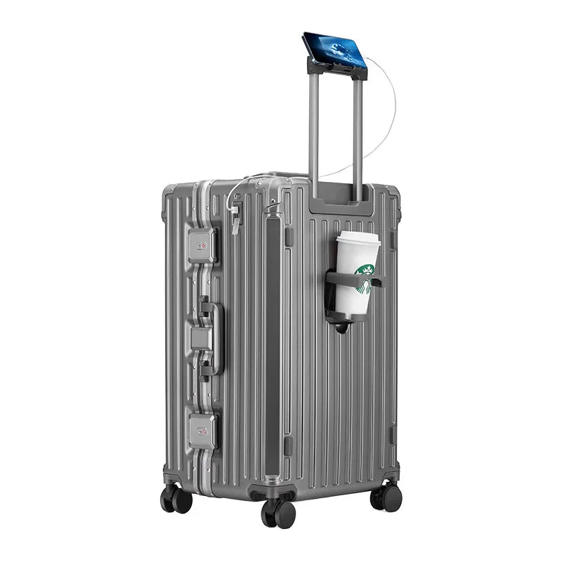 Luggage Sets Trolley Case Large Capacity Suitcase Universal Wheel Suitcase Thickened Combination Lock with Trolley - Kimlud