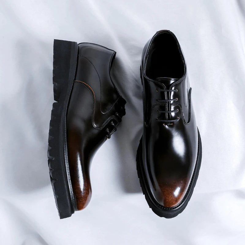 Leather Shoes For Man Genuine Leather Big Size Shoes High Quality Designer Formal Shoes Casual Shoes Fashion Business