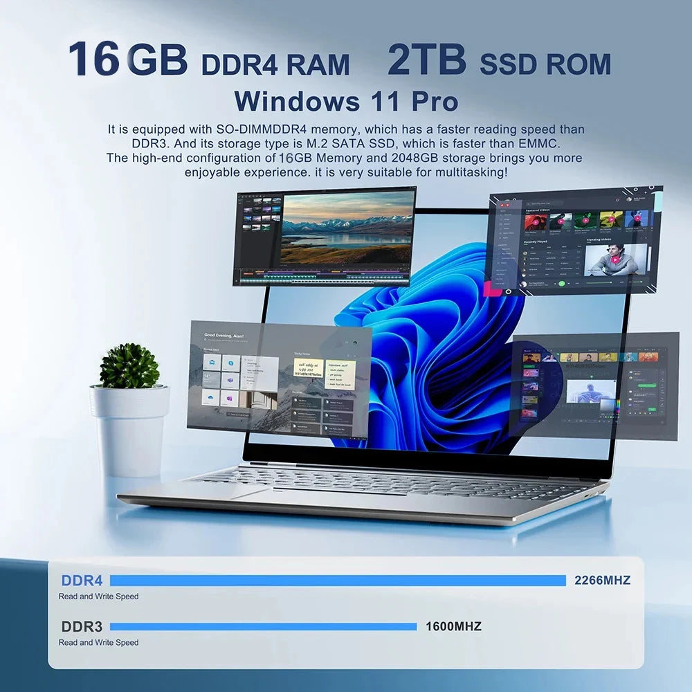 2026 New Core i9 10980HK Portable Gaming Laptop Computer 16GB DDR4 1/2TB SSD Windows 11 Pro 1920*1080P Office Gaming PC...