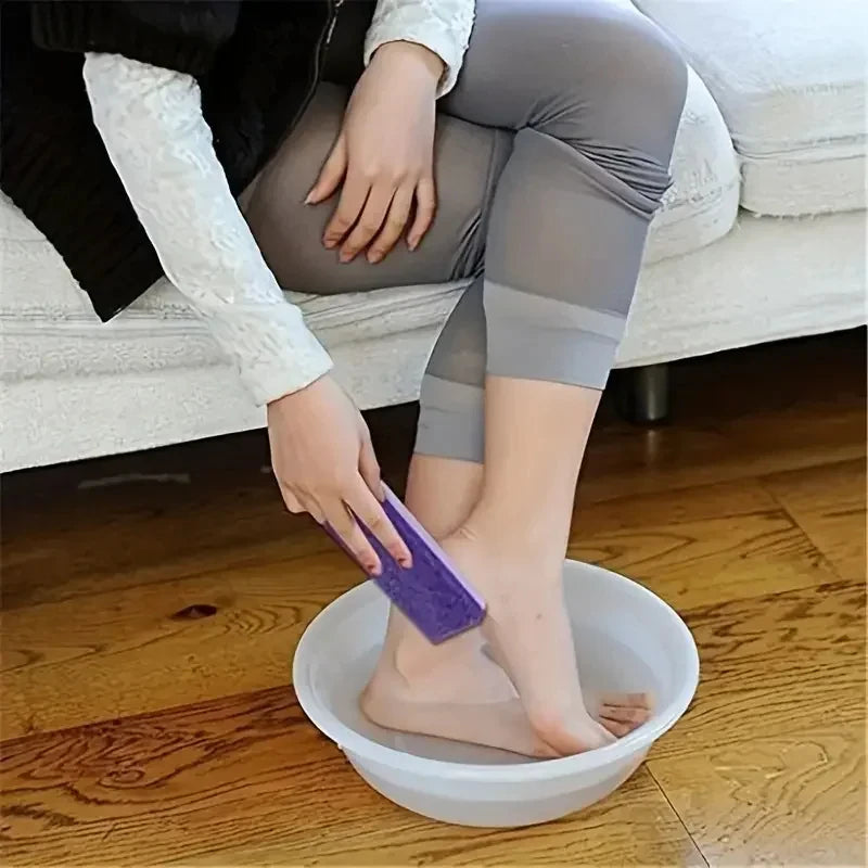 1pc Foot Exfoliator - Pumice Stone & Callus Remover for Smooth Feet, Pedicure Heel Scrubber Tool