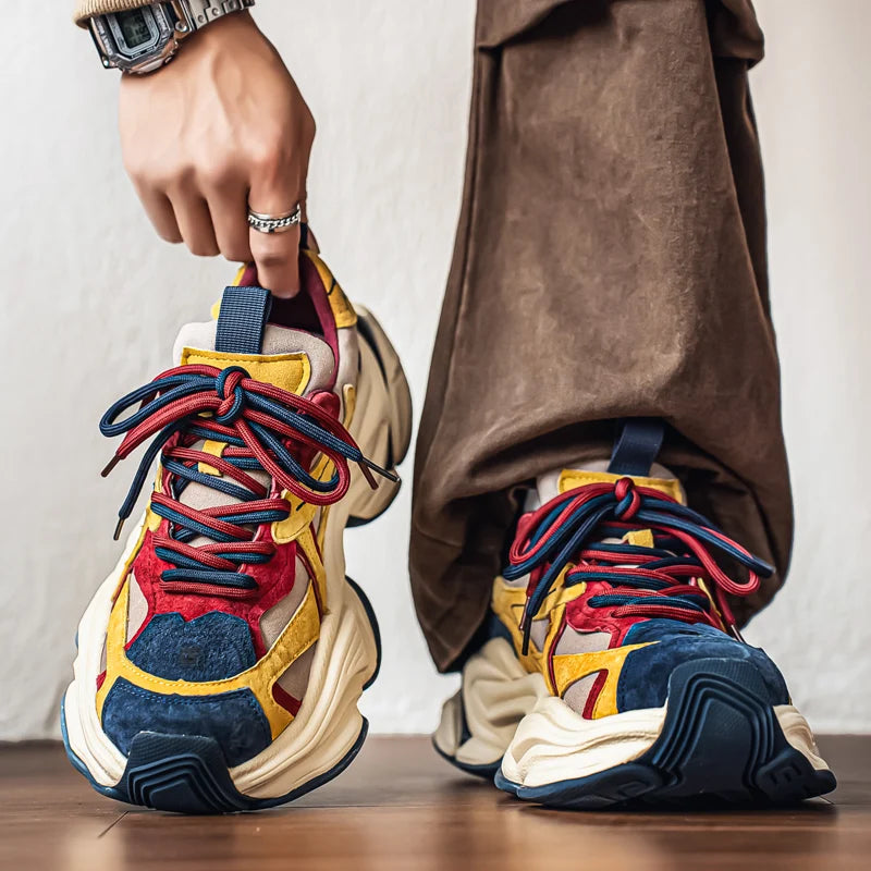 Men's Lightweight Fashion Sneakers Breathable Comfortable Walking Sports Shoes Casual Running Tennis Gym Training Footwear