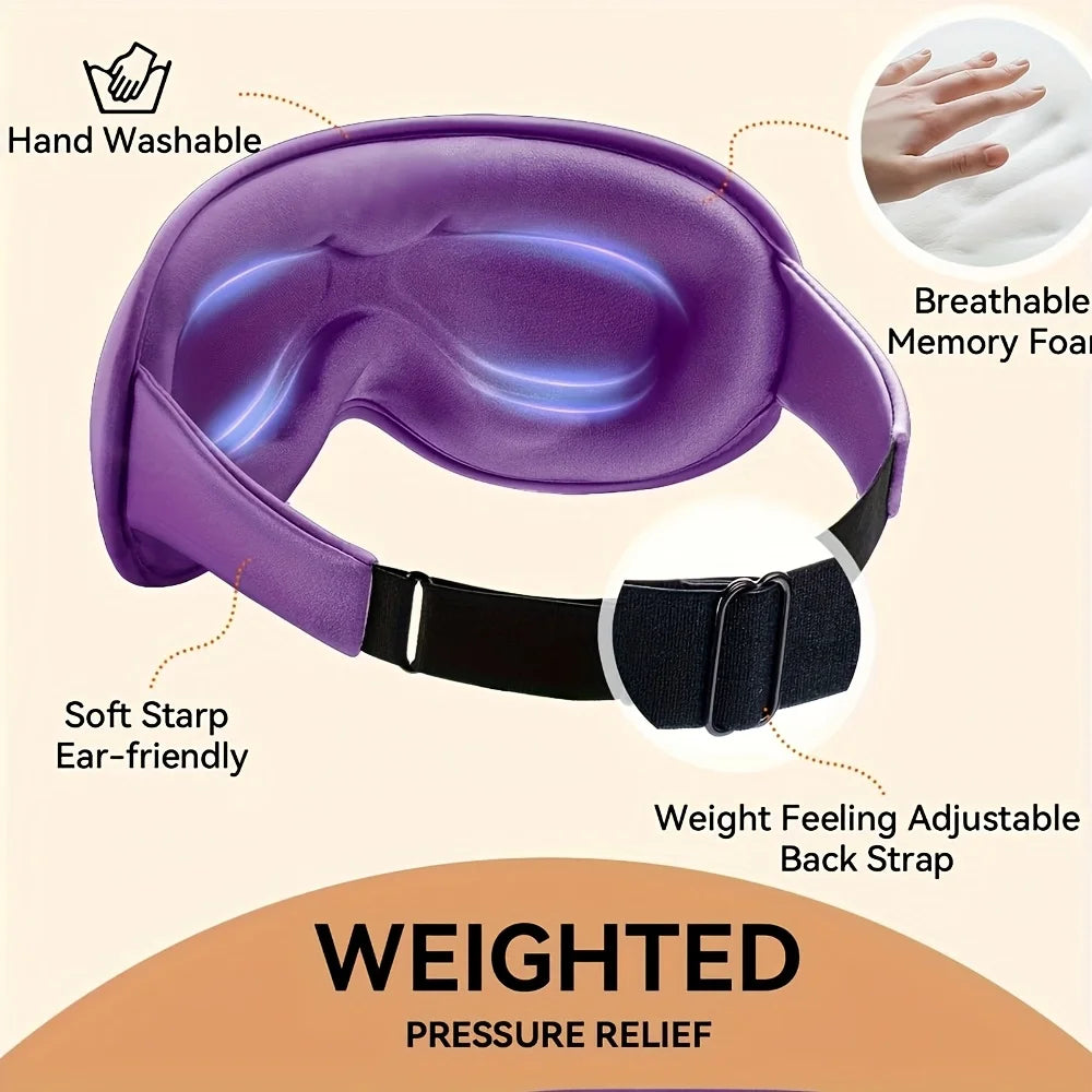 High-quality 3D three-dimensional eye mask for men and women, simple light-blocking eye mask nose pad sleep suitable for office