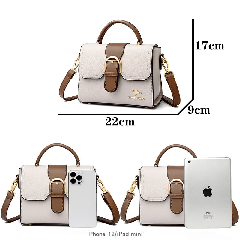 Luxury Brand 2023 Women's Simple Shoulder Bags Designer Women's Handbags Fashion Flap Crossbody Bag High Quality Vintage Handbag - Kimlud