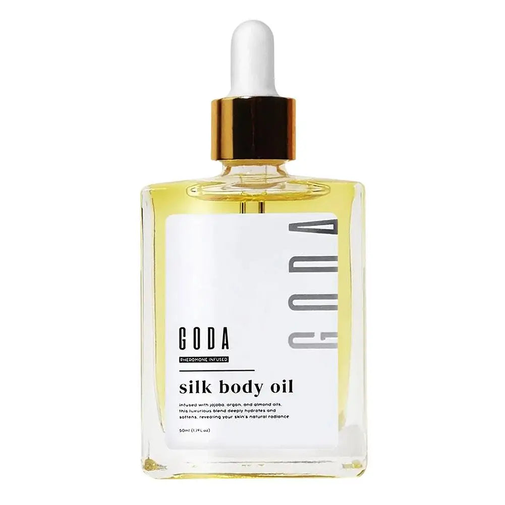 GODA Silk Body Oil, Crafted For Mature Skin, Promotes Skin Renewal, Brightens Tightens, Reduce Blemishes, Balances Water...