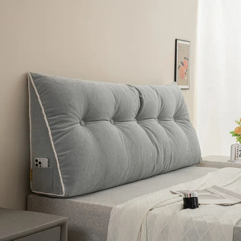 Headboard Pillow Triangle Cushion Backrest Sofa Waist Cushion Wedge Sleeping Pillow for Decorative Pillows for Bed...