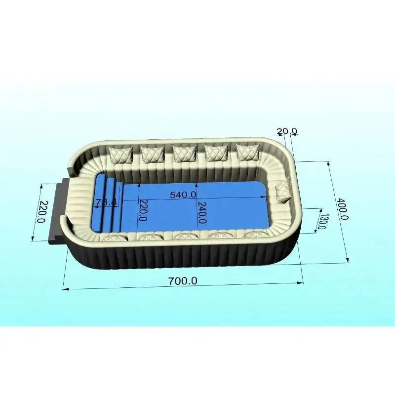 Commercial Customized Inflatable Sofa Pools Swimming With Portable Lounge for Party | Kimlud Outdoor Luxury Table