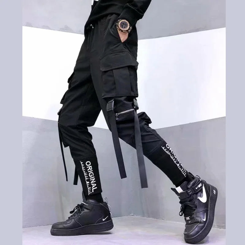 Harajuku Joggers Cargo Pants Men Fashion Casual Multi Pocket Streetwear techwear Men Women Sport Trousers Trending y2k Style - Kimlud
