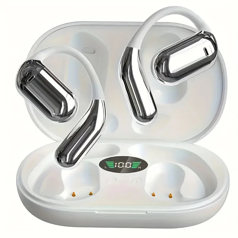 Real Time Translation Earbuds, AI Language Translator Earphone 3-in-1 Accents OWS Earbuds 144 Languages for Travel Business -Q16