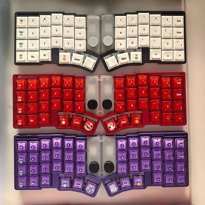 Cornix Wireless Split Mechanical Keyboard Bracket Version Aluminium Case Hot Swap Kit Bluetooth 2Mode Keyboard Ergonomics VIAL - Kimlud