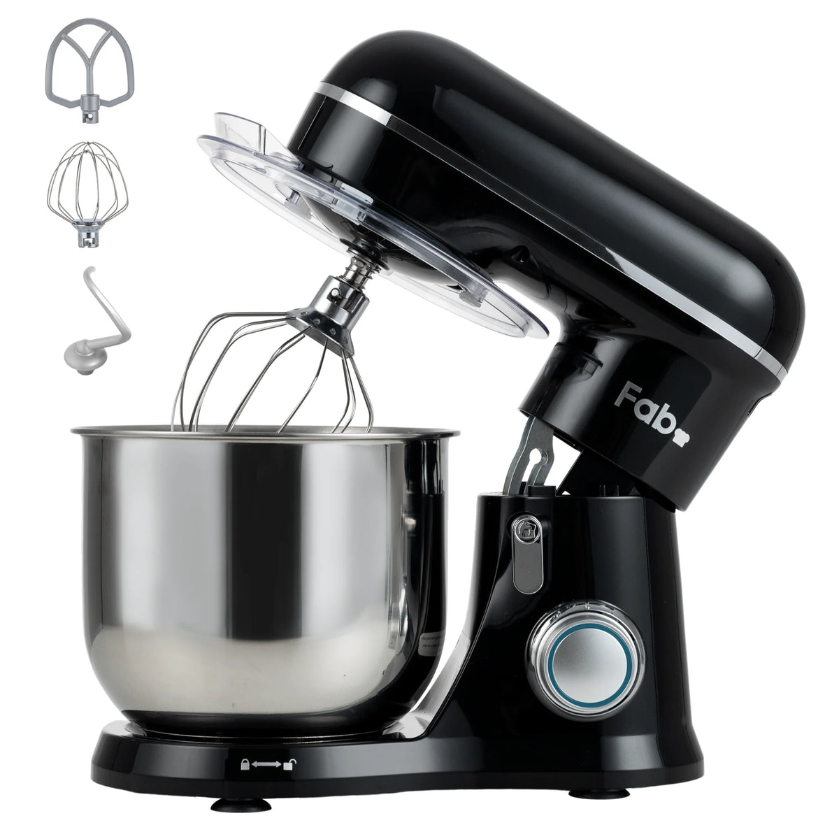 Stand Mixer 6.5QT 6-Speed 450W Tilt-Head Food Mixer Stainless Steel Electric Food Mixer Kitchen Mixer For Daily Use - Kimlud