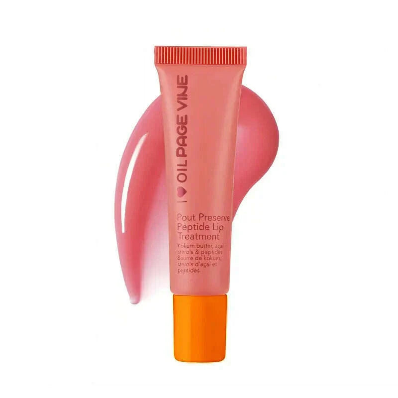 PAGE VINE Peptide Lip Gloss Butter Lip Balm Liquid Nourishing Lip Gloss Moisturizer Lip Plumping Hydrating Lip Gloss Cosmetics