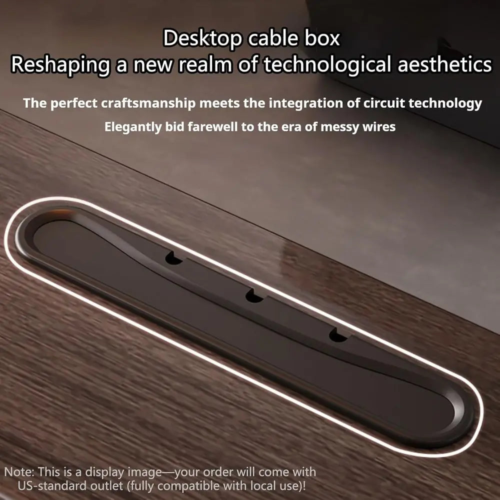 Sleek Straight Desk with Drawers, Home Office Computer Table, Solid Wood Storage, Ambient Light, Wire Management, Easy Assembly, - Kimlud