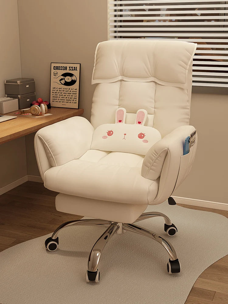 Computer Chair Office Backrest Lazy Sofa Chair Bedroom Reclining Seat Adjustable E-sports Chair Office Furniture with...