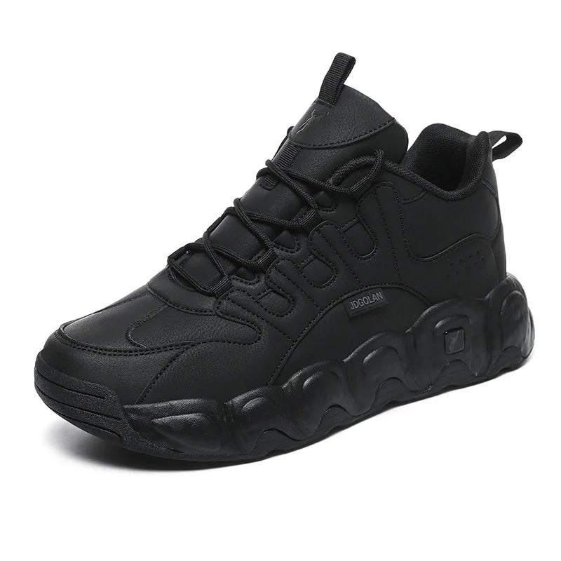 Jordan Grant Men's Shoes Versatile Thick Bottom Shock Absorption Heightening Student Wear-Resistant Dad Shoes Sporty Style - Kimlud