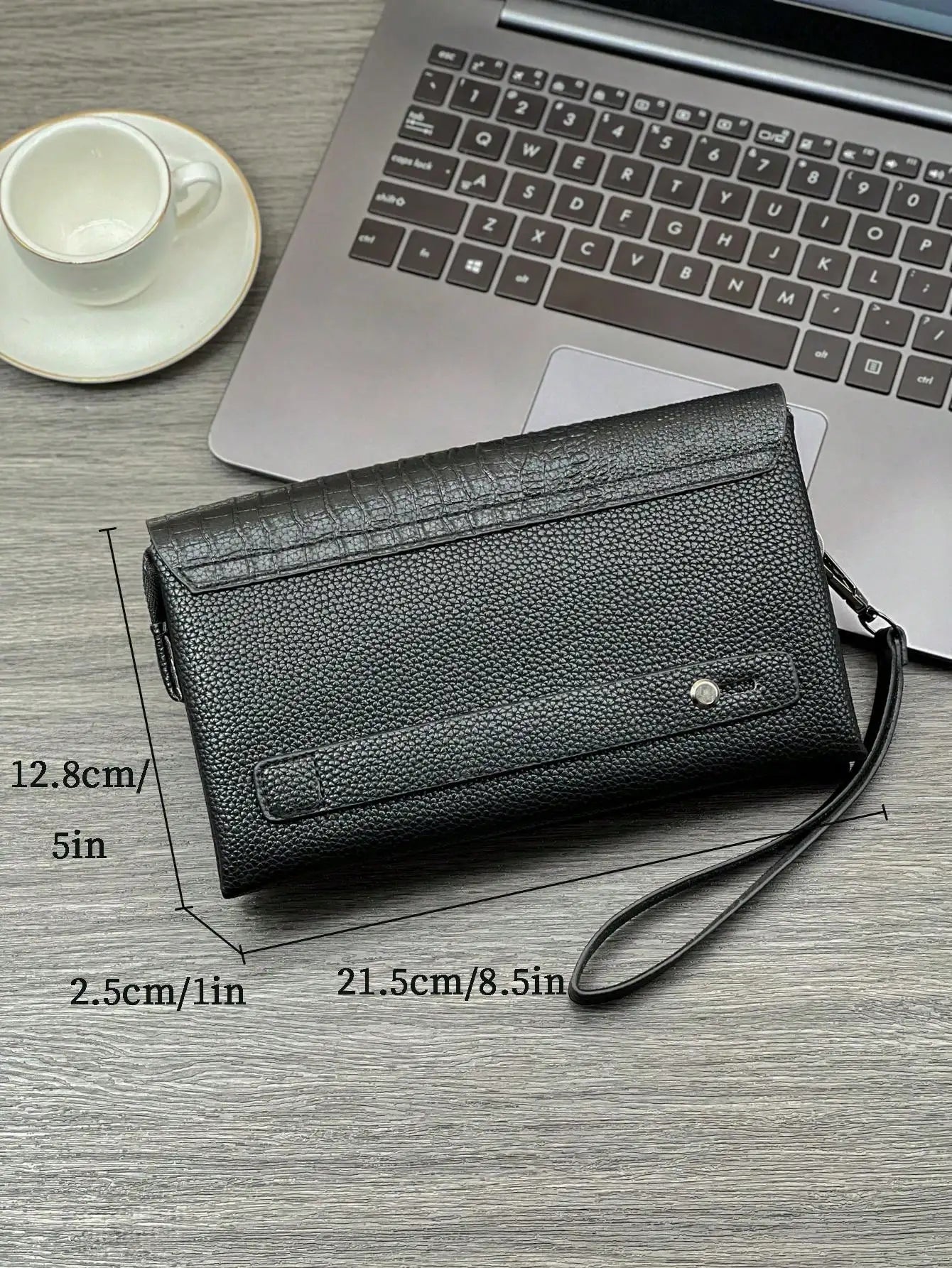 Fashion Crocodile Pattern Clutch Bag Business Portable Large Capacity Multifunctional Handbag Flap Zipper Clutch Bag |...