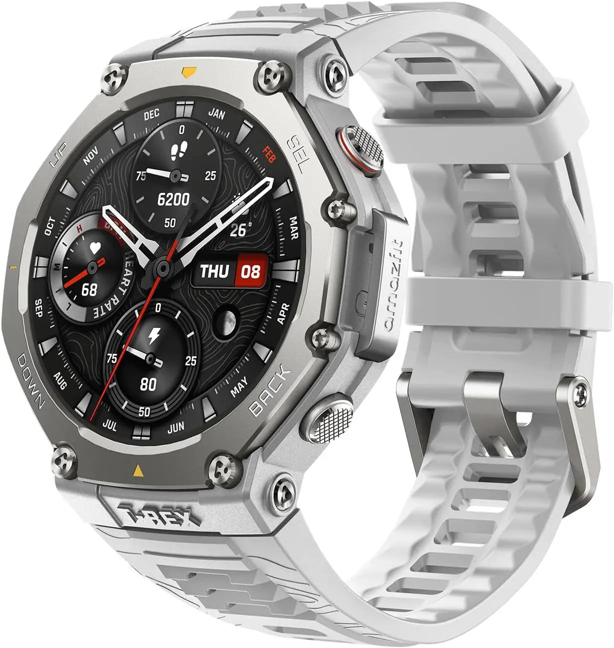 Amazfit T-Rex 3 Military Smart Watch 48mm, Fitness Watches with GPS AI 170 Sports Modes 328ft Water-Resistant for Android iPhone - Kimlud