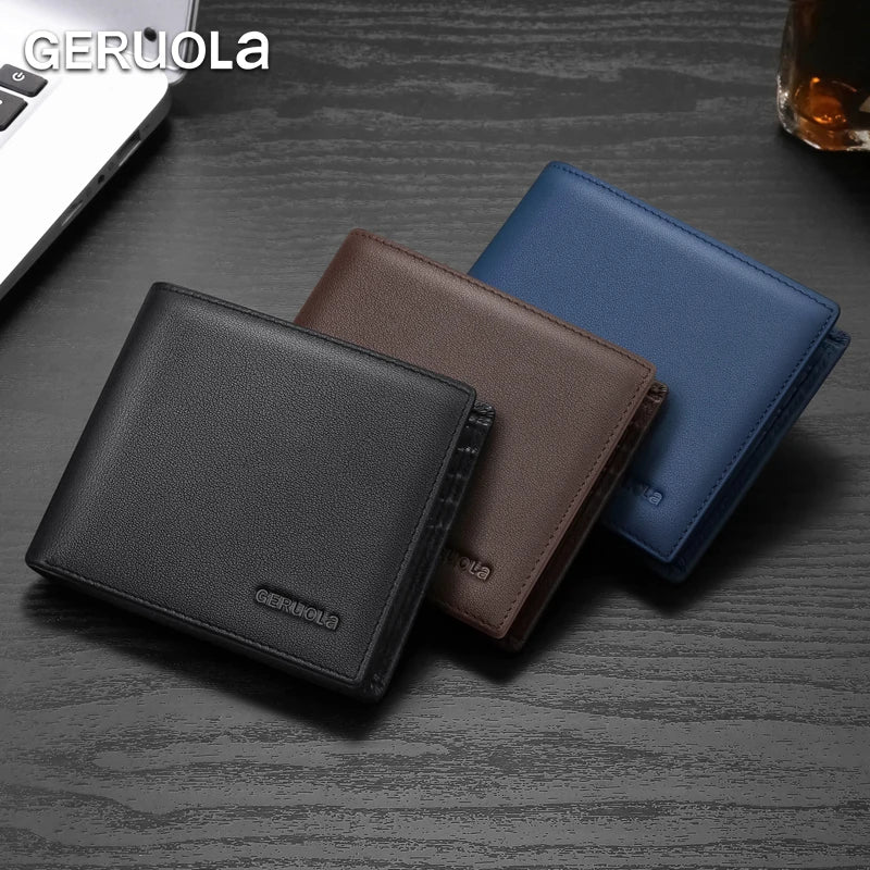 Men's Wallet 2025 New Arrival Genuine Leather Large Capacity Wallet Card Holder Integrated Ultra-Thin Wallet