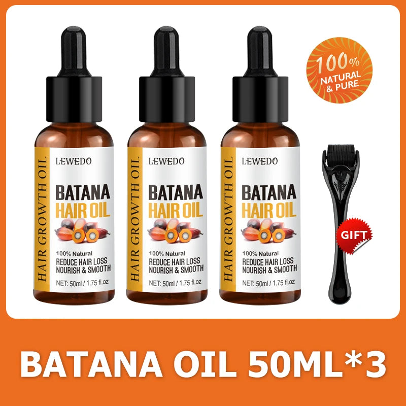 Natural 100% Pure Batana Oil For Hair Growth Batana Oil Butter Hair Mask From Honduras Hair Loss Treatment For Black Men & Women