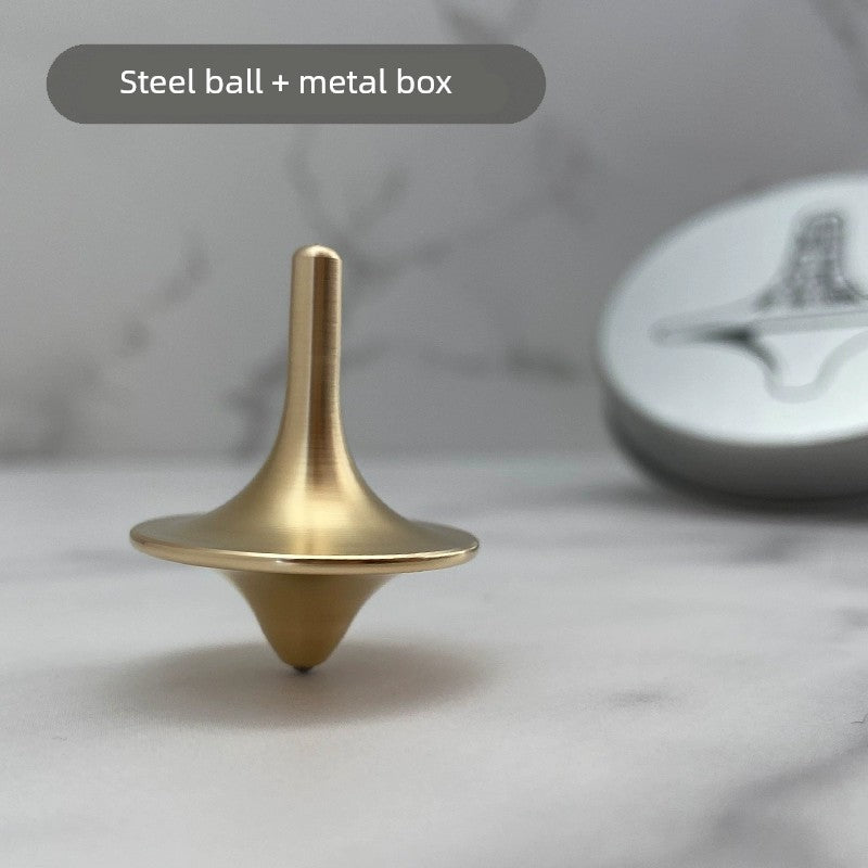 Dream Space Gyro Stainless Steel Gyro Mini Decompression Film Alloy Pure Copper Pure Metal Decompression Brass Gyro