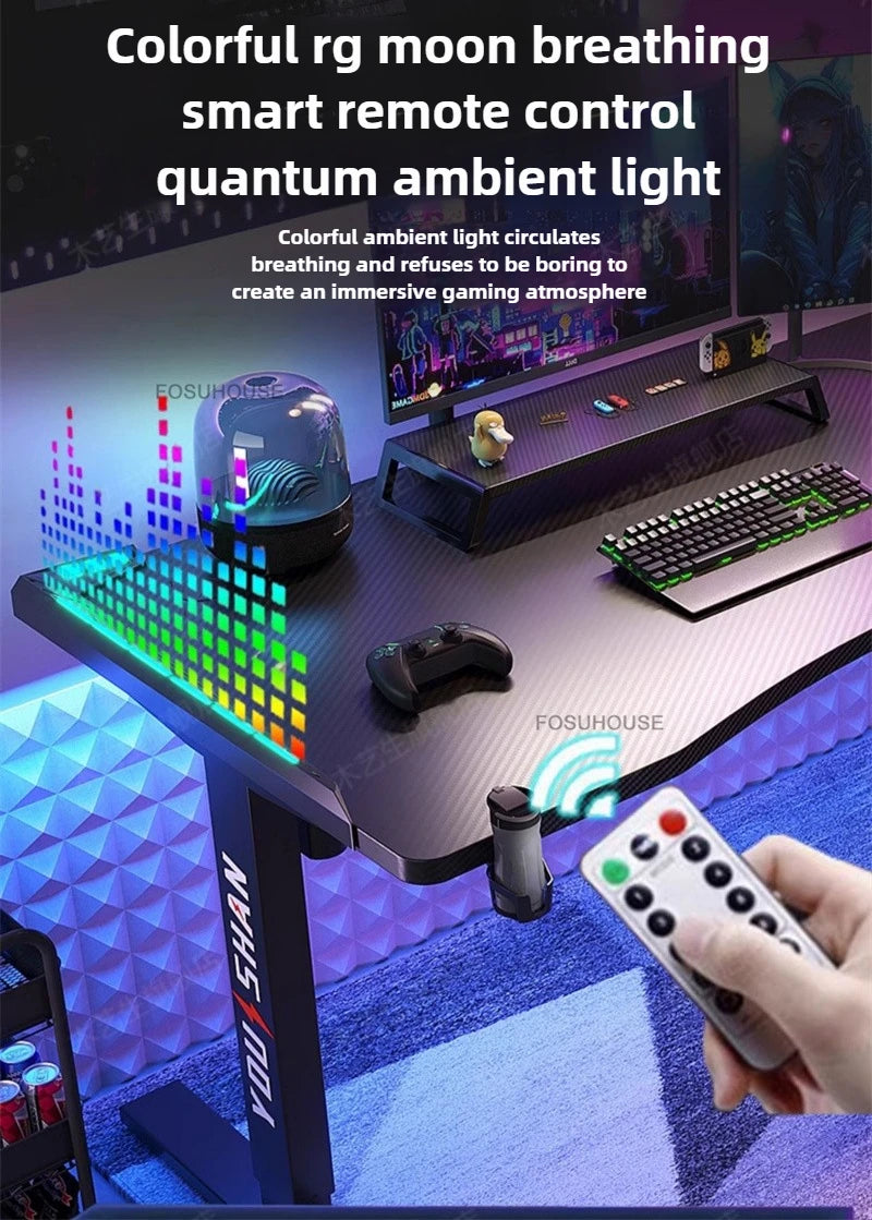 Electric Lifting Computer Desks for Bedroom E-sports Gaming Desk Minimalist Lifting Computer Table Household Student Study Desk