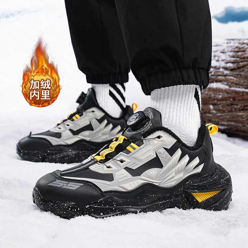 men boots 2025 New Winter Slippers Warm Men Shoes Waterproof Non-Slip Plush Sneakers Male tenis shoes Boots Men Sneakers Winter - Kimlud