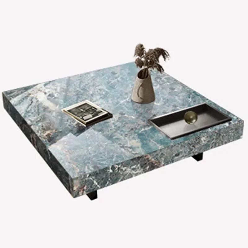 Aesthetic Simple Side Table Marble Minimalist Luxury Modern Coffee Tables Living Room Korean Couchtisch Postmodern Furniture - Kimlud
