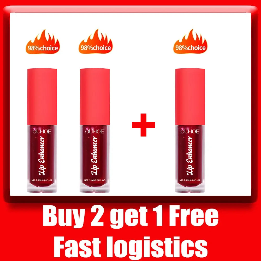 Lip Booster Plumping Serum Oil Hyaluronic Acid Moisturising Sexy Plumping Enhancer Stimulant Free Brightening Lightening...