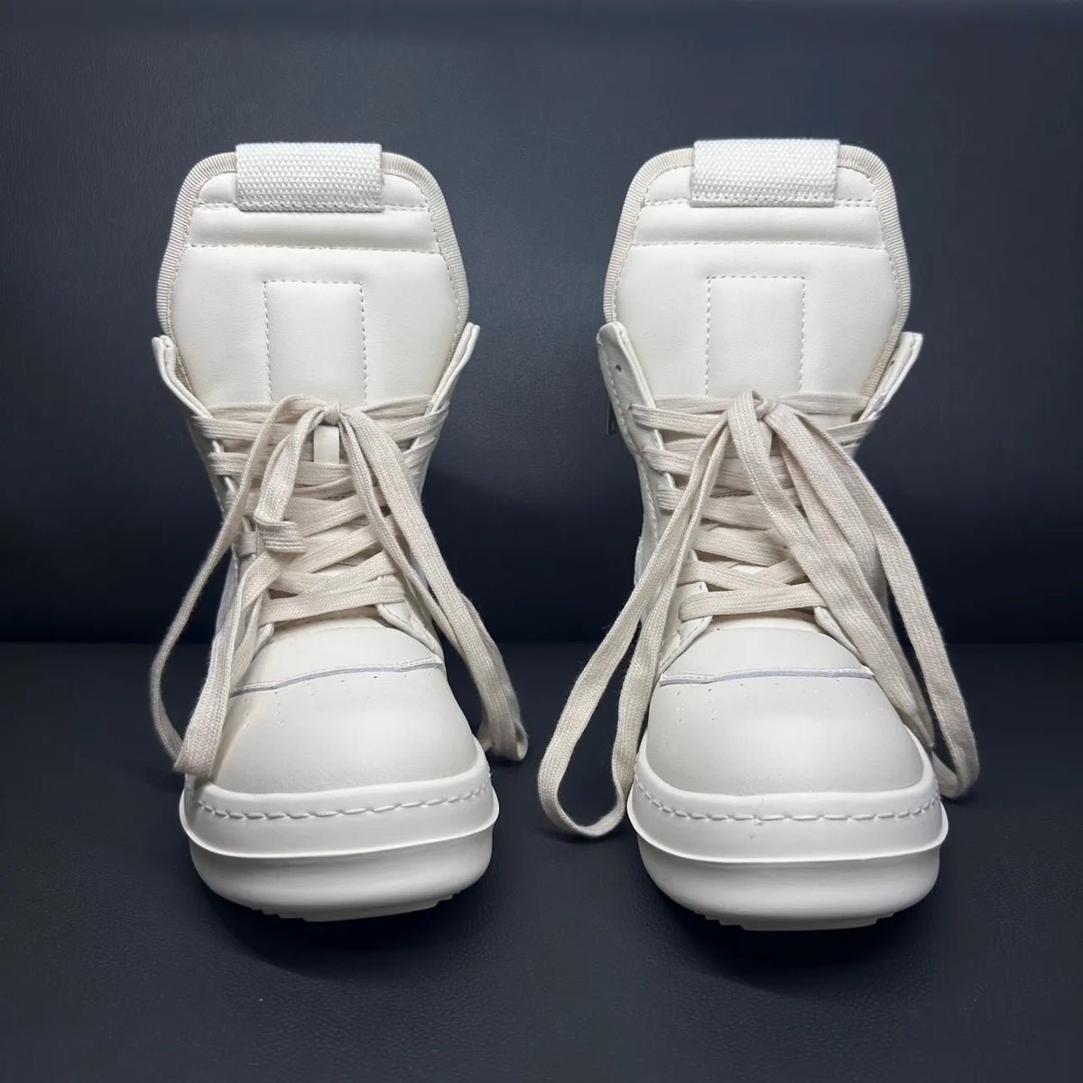 Classic Beige Leather High Top Shoe Retro Men Boots Sneaker ZIP Women Casual Shoes Lace Up Sneakers Luxury Gray Ankle Boot