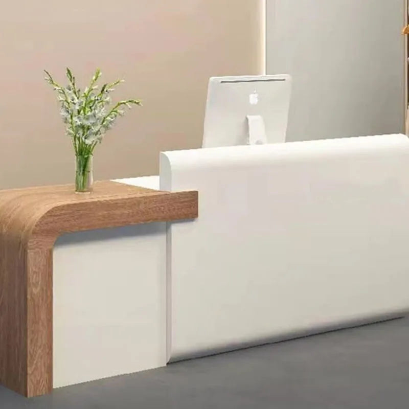 Shop Salon Reception Desks Long Hotel Welcome European Nail Reception Desks Aesthetic Restaurant Scrivania Lounge...