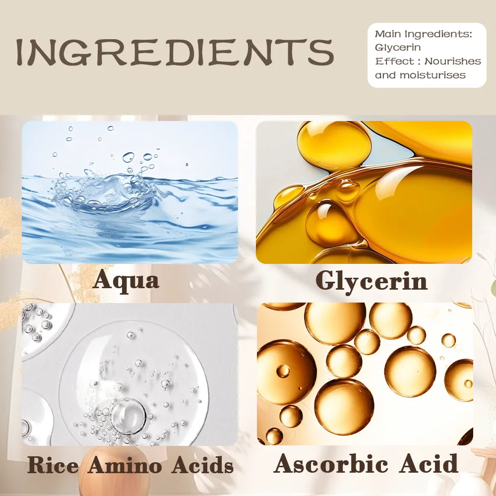 Rice Oil Moisturizing Cream Contains Pure Natural Ingredients, Effectively Moisturizes and Smoothes the Skin, Is Easy to Absorb and Is Non-Greasy, Suitable for All Skin Types - Kimlud