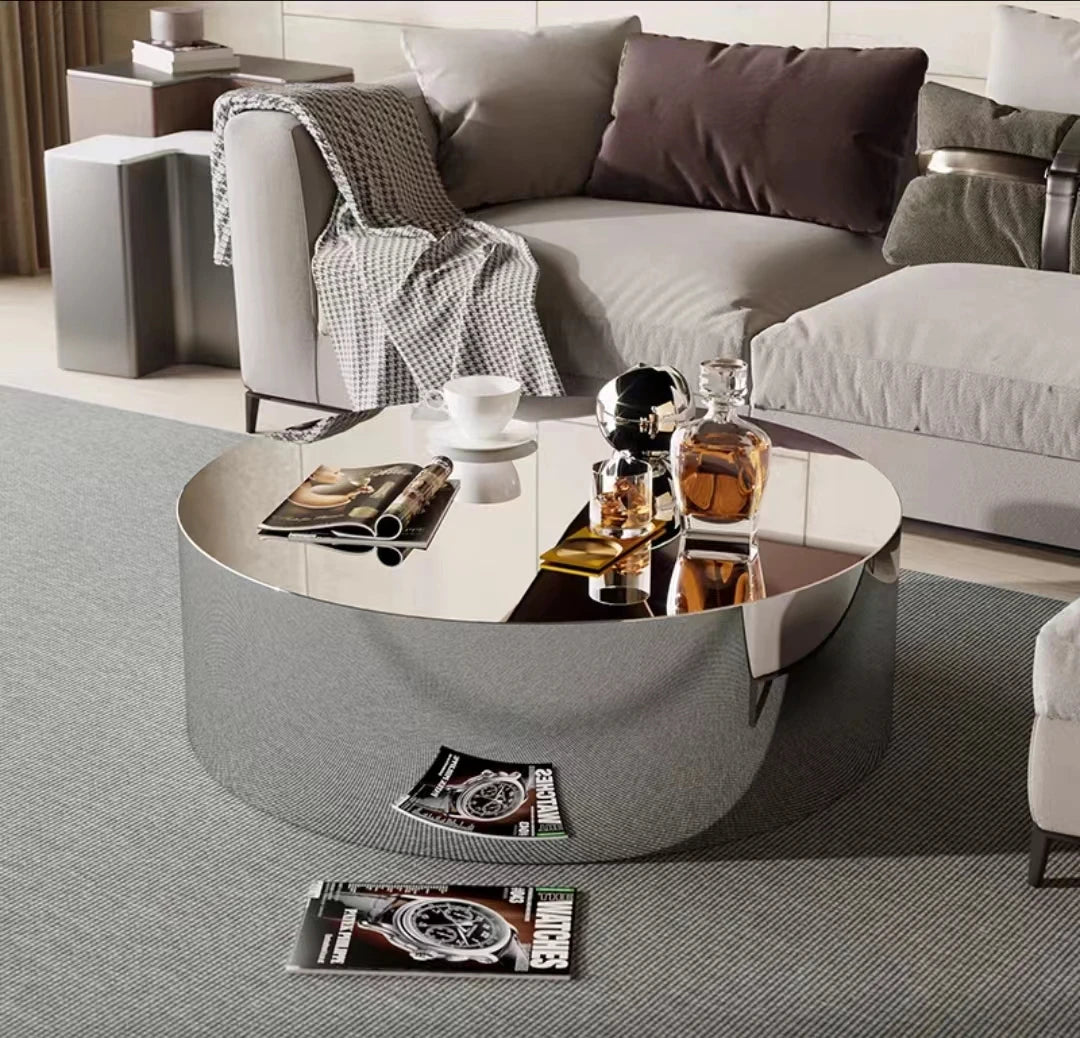 Metal Industrial Coffee Table Aesthetic Unique Minimalist Designer Side Table Modern Luxury Mesa Auxiliar Postmodern Furniture - Kimlud