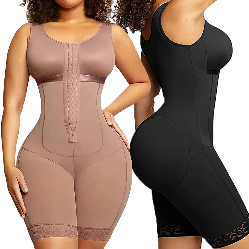 Women's Postpartum Shapewear Full Body Tummy Control Girdle Postoperative Compression Faja for Belly Fat Waist Sculpting