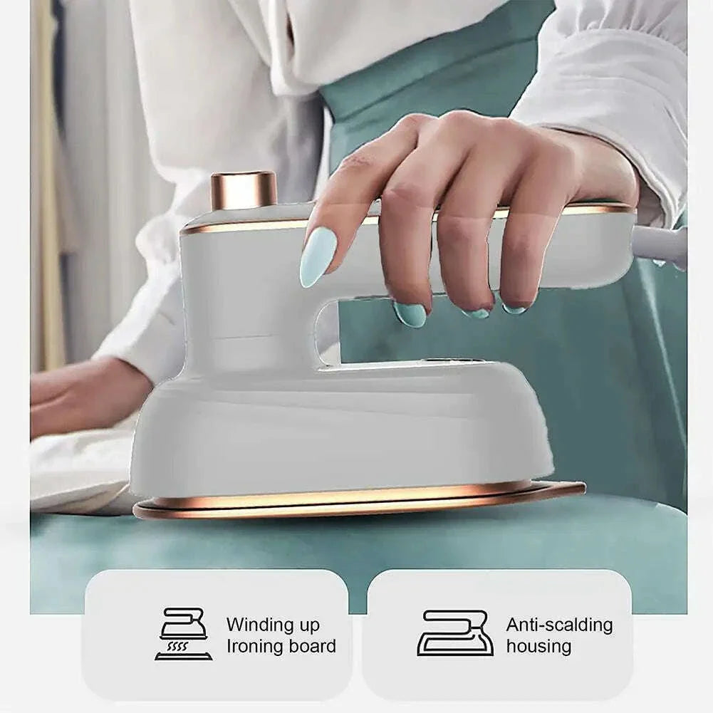 Mini Garment Steamer Handheld Wet Dry Clothes Fabric Steam Iron Portable Small Ironing Machine for Household