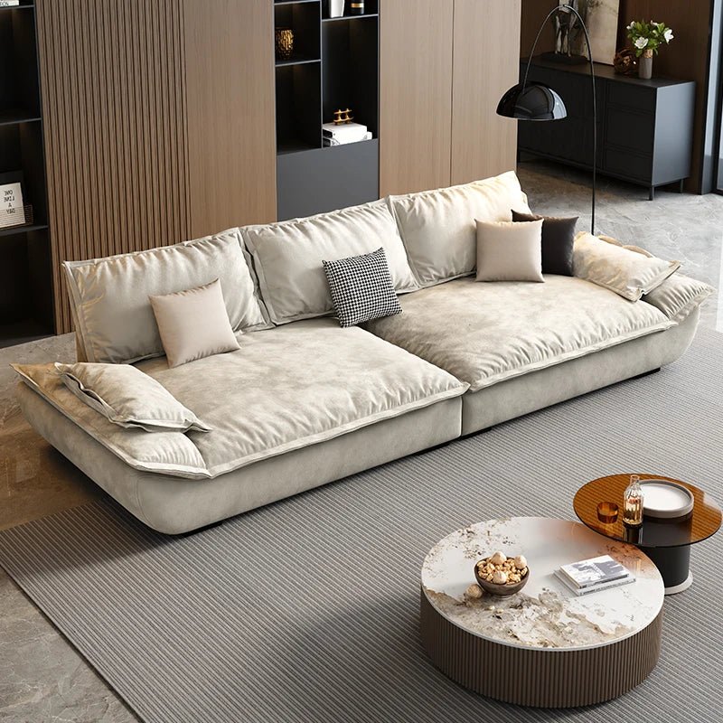 Designer Classic Living Room Sofas White European Soft Puff Living Room Sofas Lounge Modern Couch Wohnzimmer Furniture...