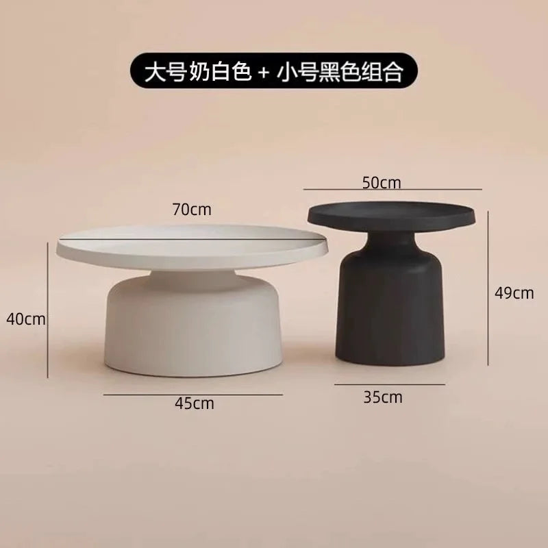 Modern Nordic Coffee Table Premium Aesthetic Elegant Design Side Table Storage Luxury Corner Tables Living Room Furniture - Kimlud