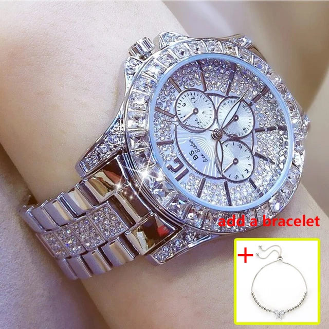 New Women Watch Quartz Diamond Luxury Watch Fashion Top Brand Wristwatch Fashion Watch Ladies Crystal Wristwatches |...