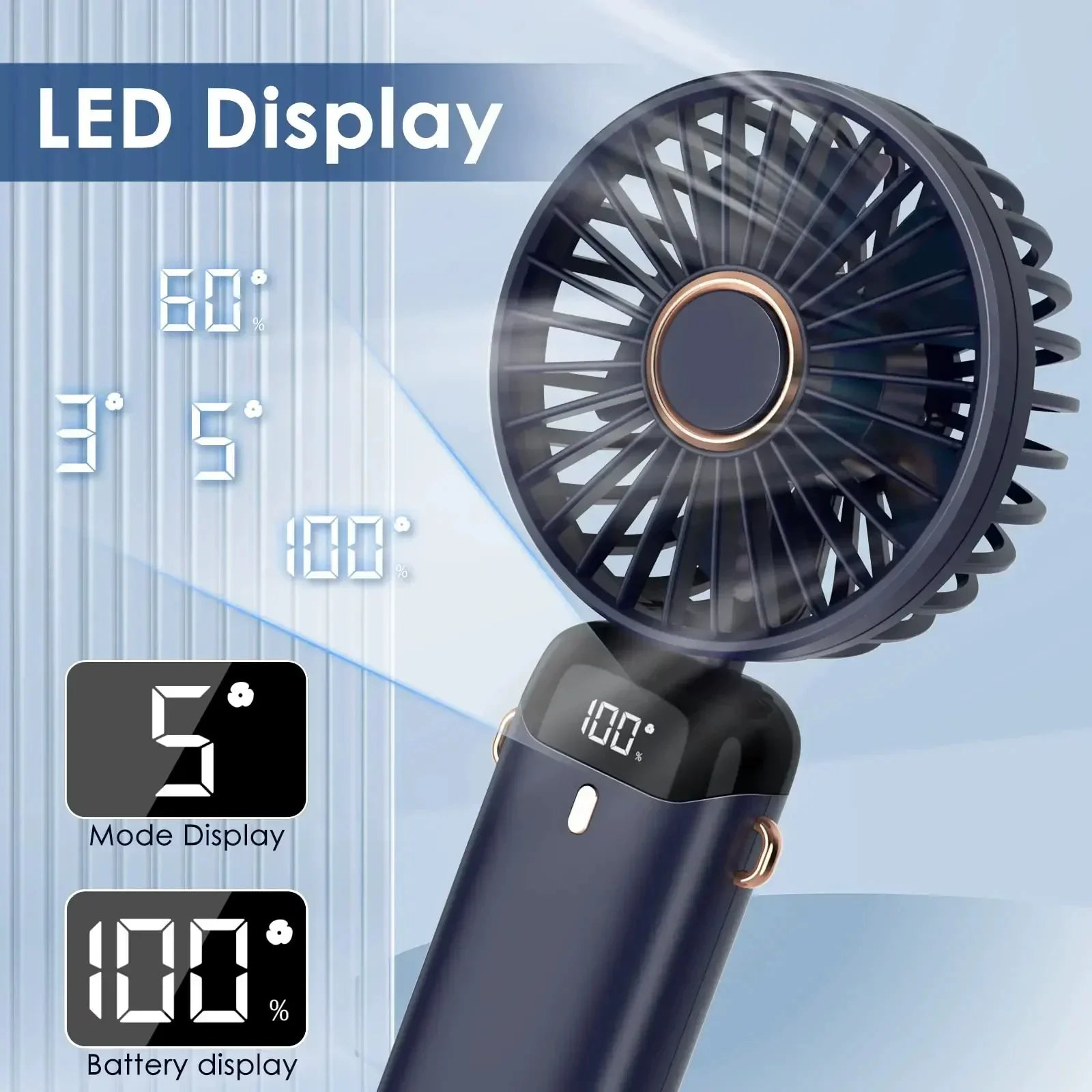 New Electric Fan Portable Air Conditioner Mini Cooler Rechargeable Neck Fans for Home Free Shipping Hand Usb Conditioning Blades