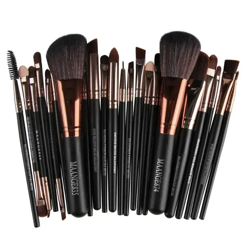 3/13/22pcs Professional Makeup Brushes Tools Set Make Up Brush Tools Kits for Eyeshadow Eyeliner Cosmetics Brushes Maquiagem - Kimlud