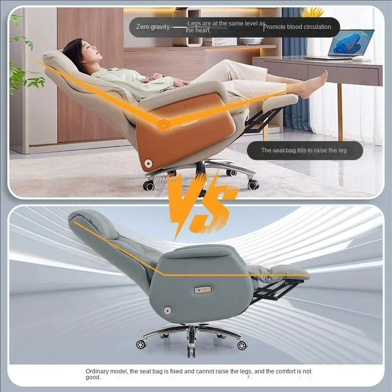 Intelligent Electric Massage boss Chair, Comfortable Home Computer Chair, Modern Business Ergonomic Luxury Office Chair - Kimlud