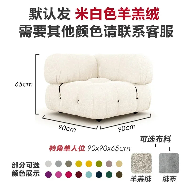 Modern Living Room Sofa Nordic Sectional Recliner Lounge Lazy Minimalist Luxury Reclinable Sofy Do Salonu Interior Furniture - Kimlud