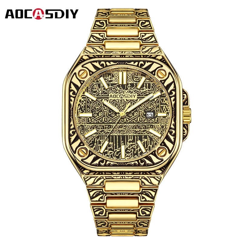 Men's Watches Top Brand Luxury Chronograph Quartz Men Watch Waterproof Classic Wrist Watch Men Stainless Steel Male Clock