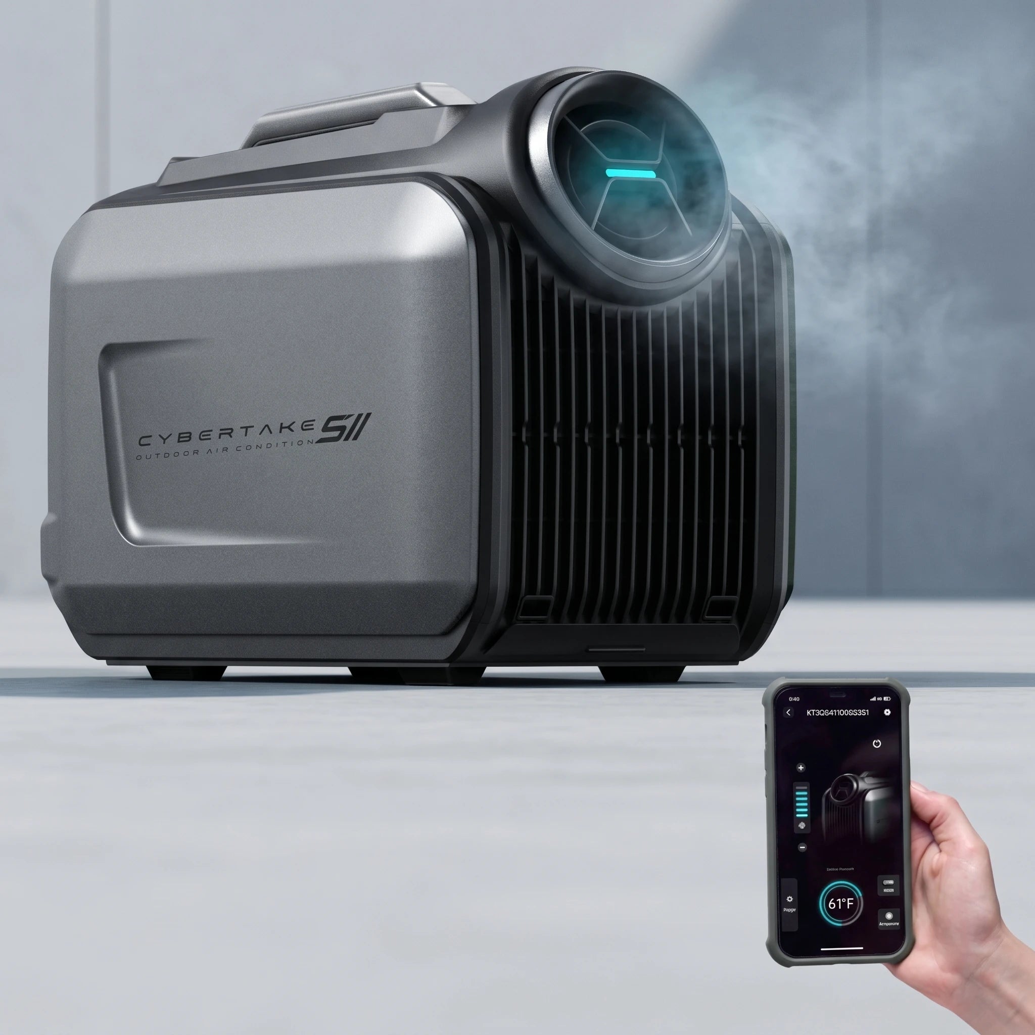 Cybertake S2 Pro Portable Outdoor Air Conditioner Cooling and Heating Power, Intelligent Noise ≤ 55 Db | Kimlud Outdoor...
