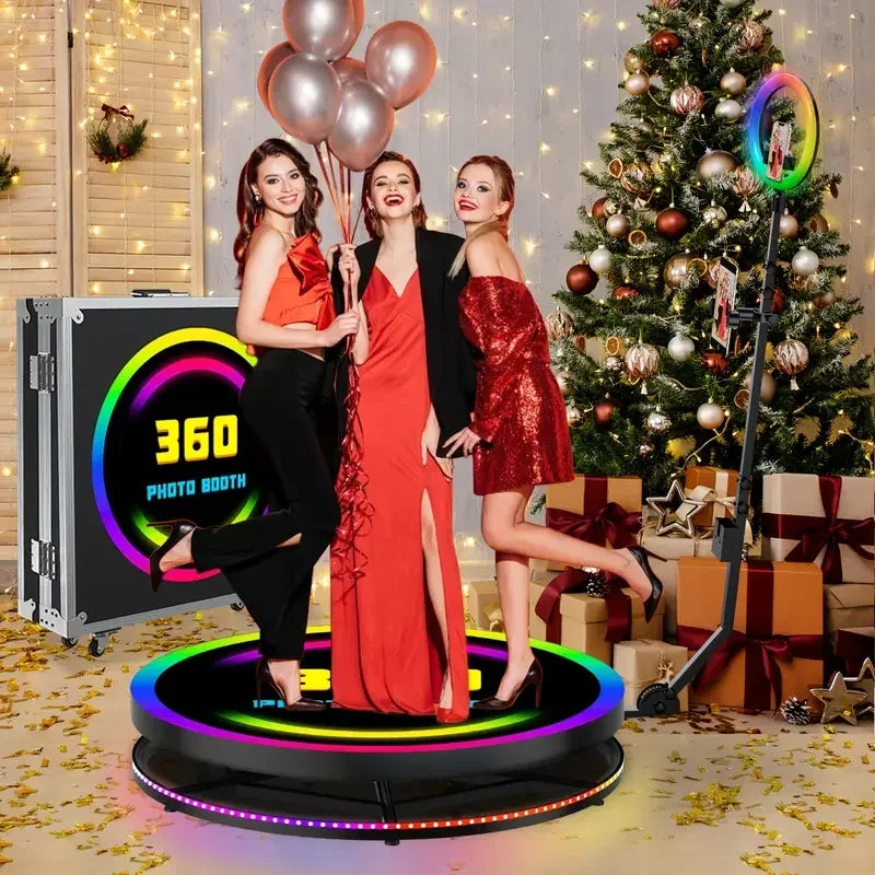 2025 360 Photo Booth Slow Motion Rotating Machine for Selfie best 360 Camera Photobooth Platform Custom Logo Wedding...