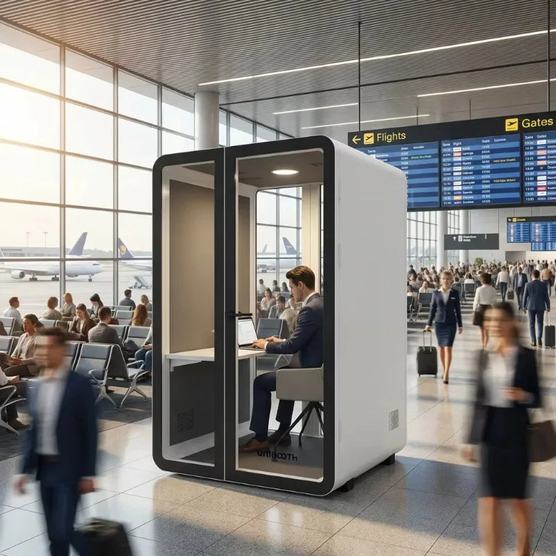 Multi-Functional Soundproof Booth Dual-Purpose Work And Rest Acoustic Pod Customized Internal Facilities For Open Office Public