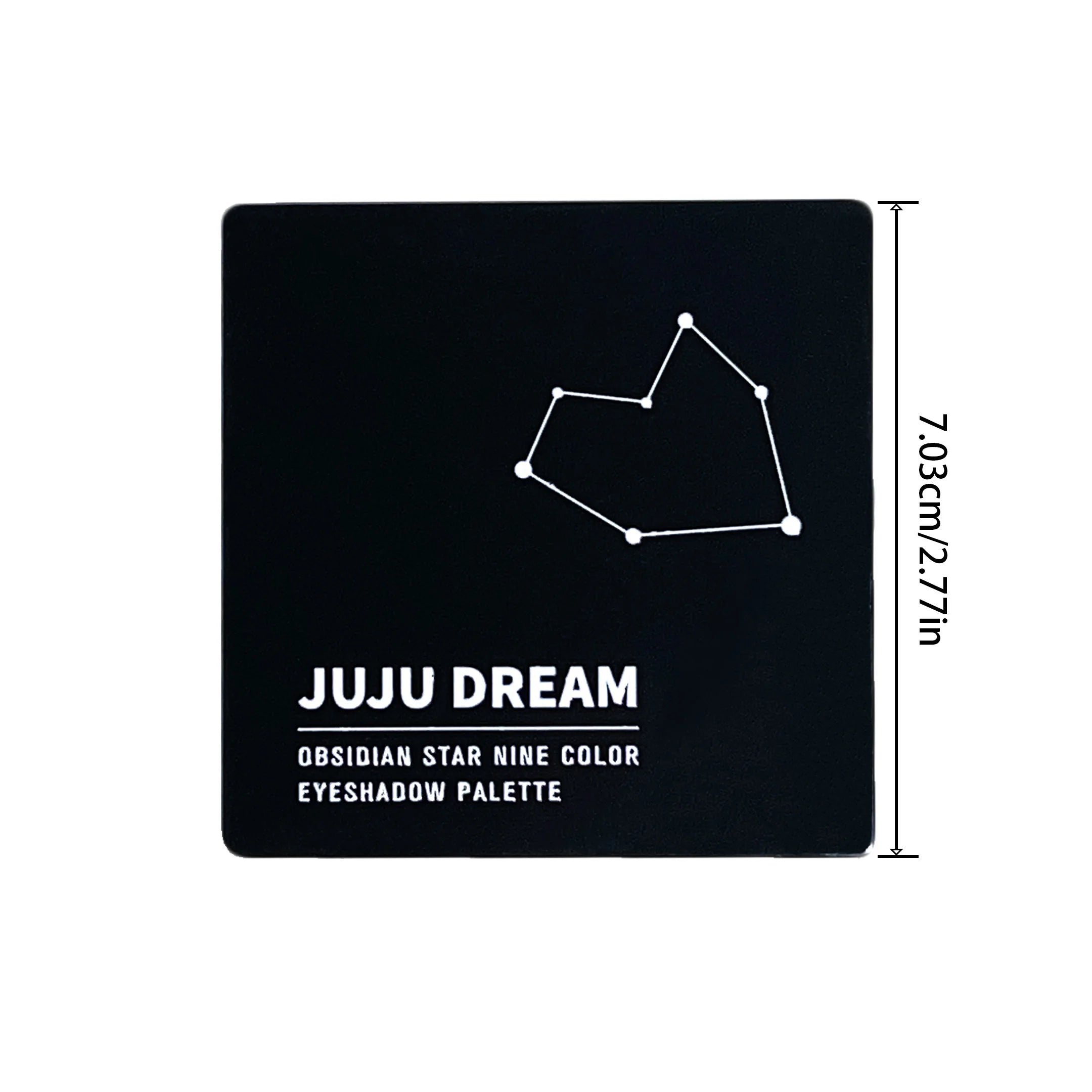 9-shade eyeshadow palette: Black Swan, Smoky, Dark Black, Grey Silver Glitter, Matte Finish, Long-lasting, and easy to...