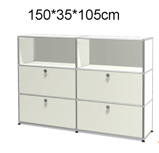 Module Modular DIY Furniture Storage Shelf Sideboard Customized Size Night Stand Cabinet Stainless Steel Home Use |...