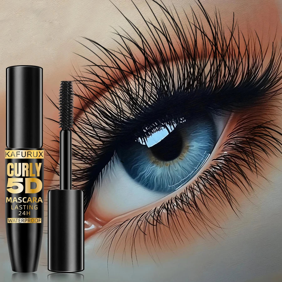 9 Colors 5D Silk Mascara with Big Eye Waterproof Lengthened Sweat-proof Long Lasting Purple Green Black Mascara Korean...