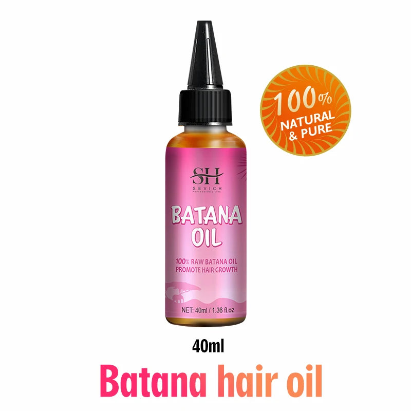 100% Batana Hair Fast Growth Oil Set African Crazy Traction Alopecia Batana Hair Mask Anti Hair Break Hair Regrowth...