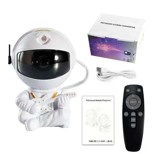 Galaxy Star Astronaut Projector LED Night Light Starry Sky Porjectors Lamp Decoration Bedroom Room For Children Adult Gifts